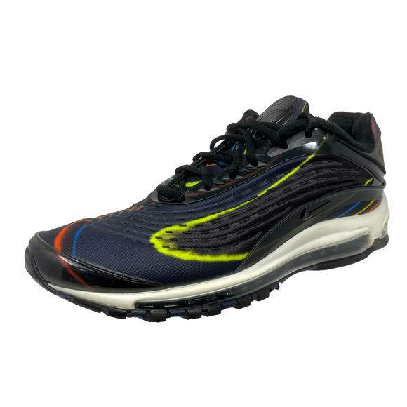 Air max deluxe black on feet sales